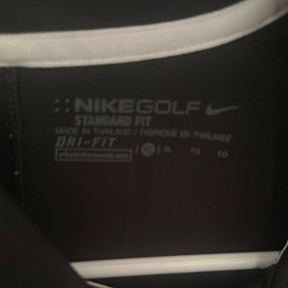 Nike Golf Black Polo Shirt Athletic Performance - Picture 3 of 4